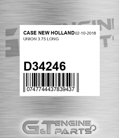 D34246 Union 3.75 Long