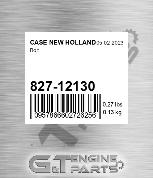 827-12130 Bolt
