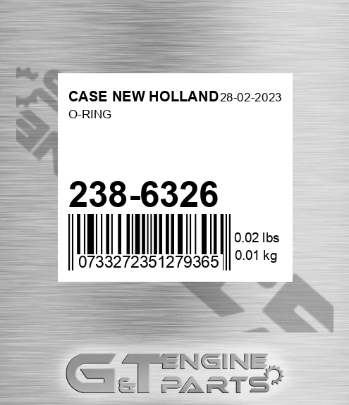 238-6326 O-ring