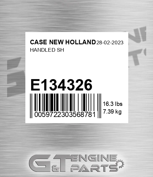 E134326 Handled Sh