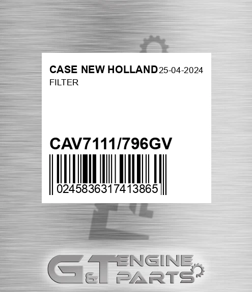 CAV7111/796GV Filter
