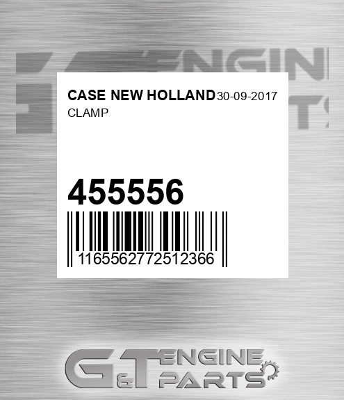 455556 Clamp for CASE NEW HOLLAND