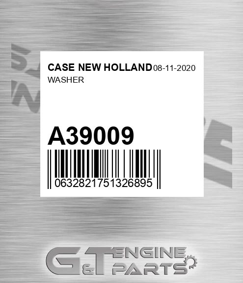 A39009 Washer for CASE NEW HOLLAND