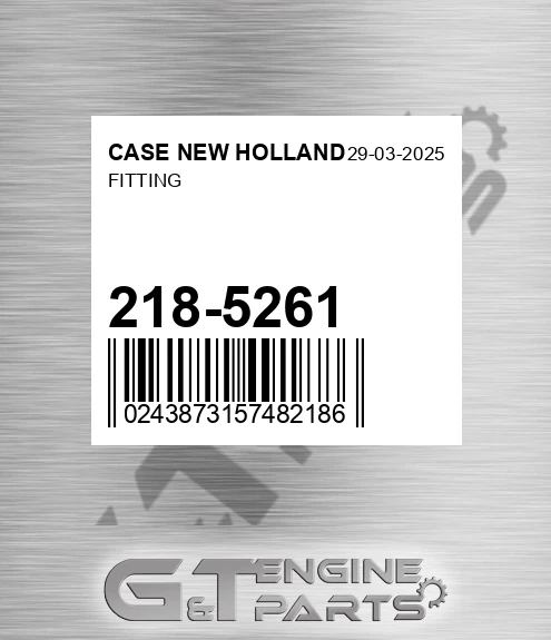 218-5261 Fitting for CASE NEW HOLLAND