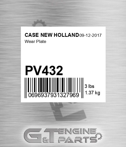 PV432 Wear Plate