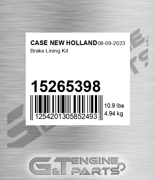 15265398 Brake Lining Kit