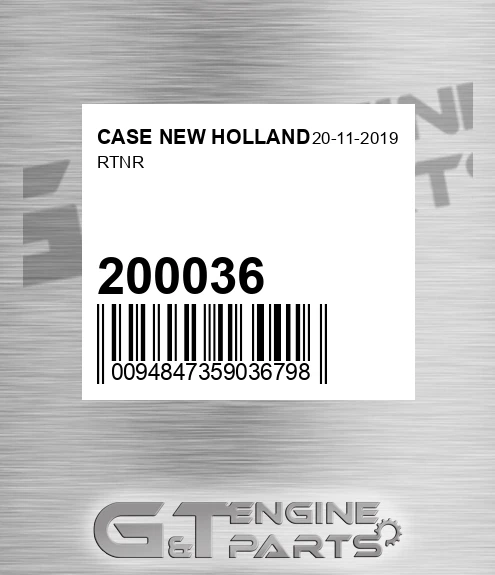 200036 Rtnr