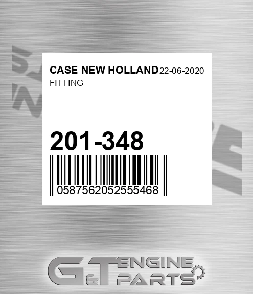 201-348 Fitting for CASE NEW HOLLAND
