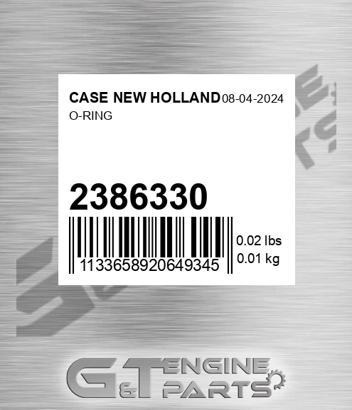 238-6330 O-ring