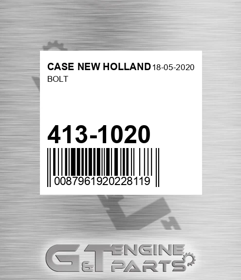 413-1020 Bolt