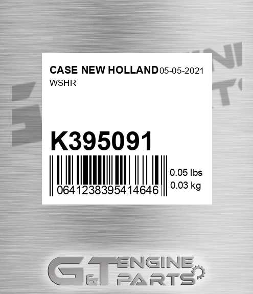 K395091 CASE NEW HOLLAND Wshr