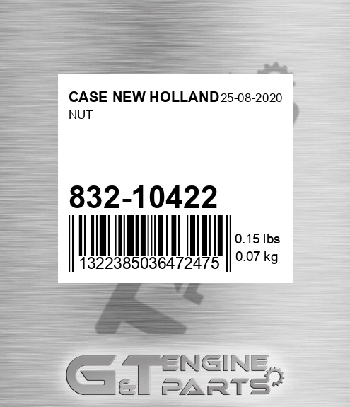 832-10422 Nut