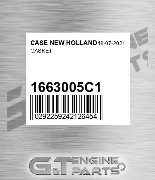 1663005C1 Gasket