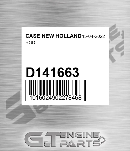 D141663 CASE NEW HOLLAND Rod