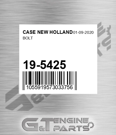 19-5425 Bolt