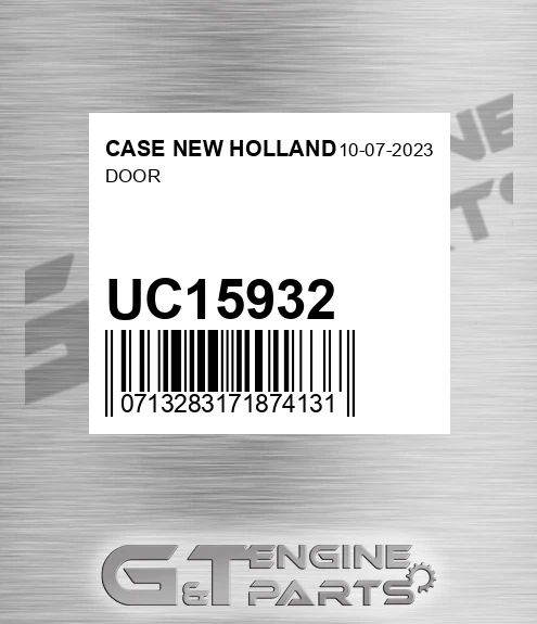 UC15932 Door for CASE NEW HOLLAND