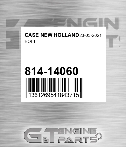 814-14060 Bolt