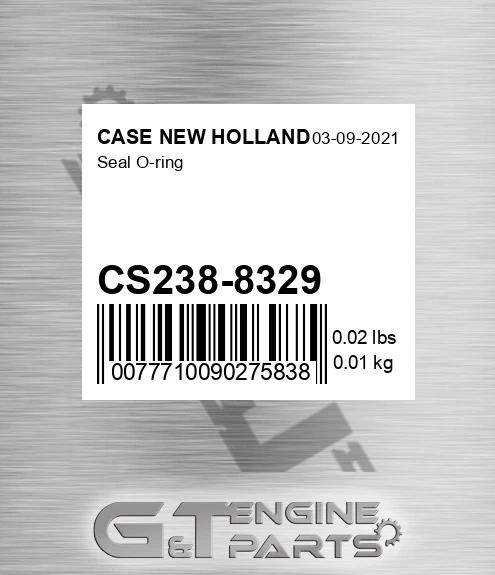 CS238-8329 Seal O-ring