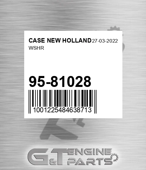 95-81028 Wshr for CASE NEW HOLLAND