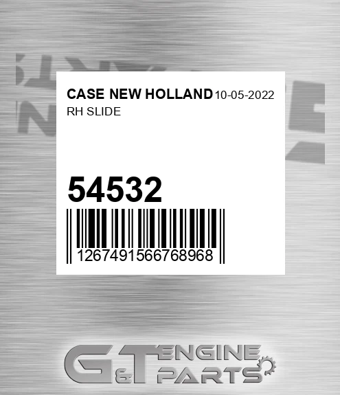 54532 Rh Slide for CASE NEW HOLLAND