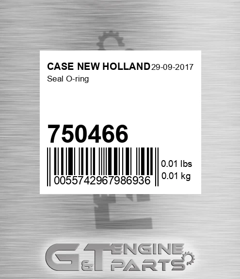 750466 Seal O-ring