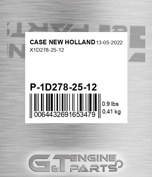 P-1D278-25-12 X1d278-25-12
