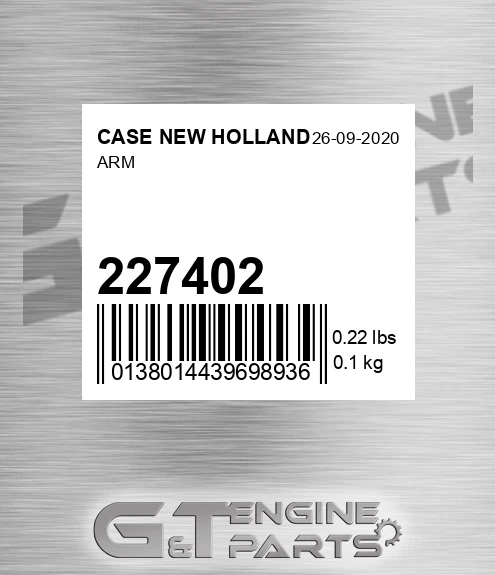 227402 CASE NEW HOLLAND Arm