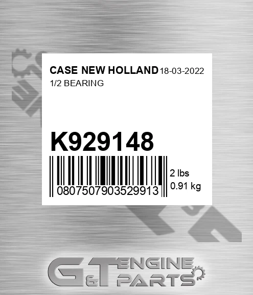 K929148 1/2 Bearing