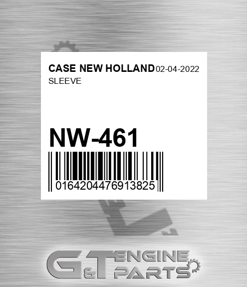 NW-461 Sleeve for CASE NEW HOLLAND