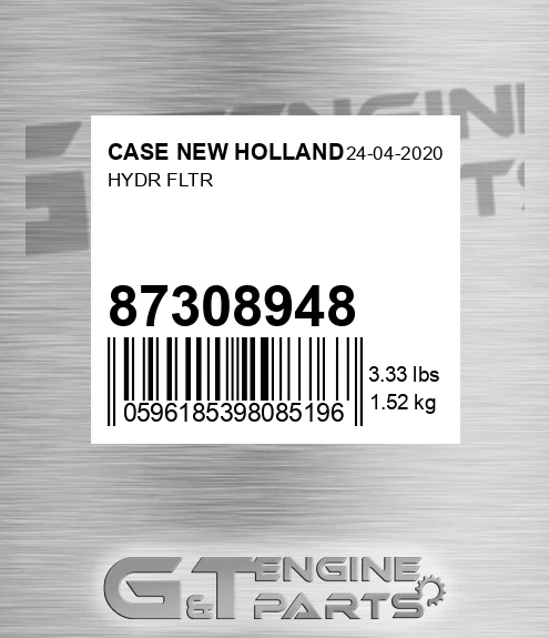 87308948 Hydr Fltr