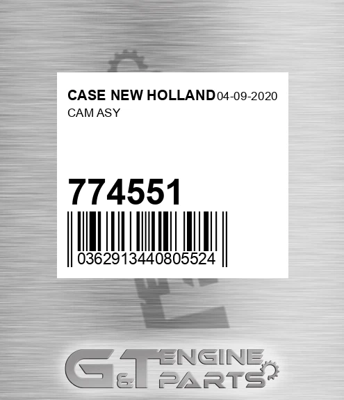 774551 Cam Asy for CASE NEW HOLLAND