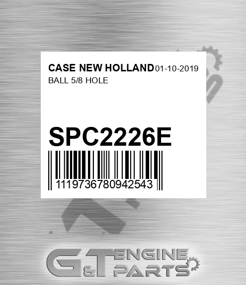 SPC2226E Ball 5/8 Hole