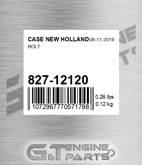 827-12120 Bolt
