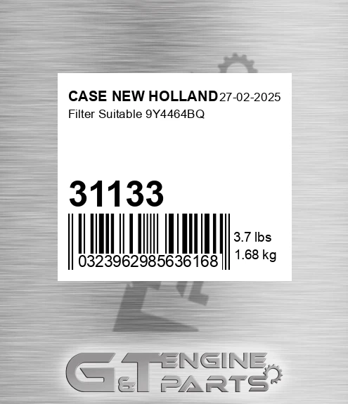 31133 Filter Suitable 9y4464bq