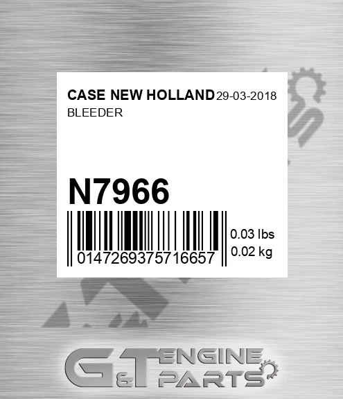 N7966 Bleeder