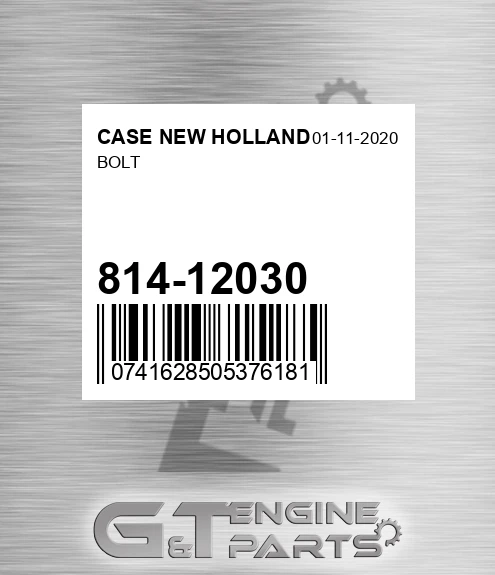 814-12030 Bolt