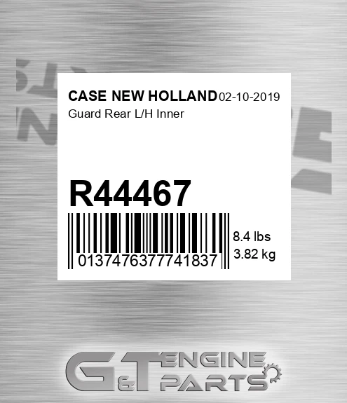 R44467 Guard Rear L/h Inner