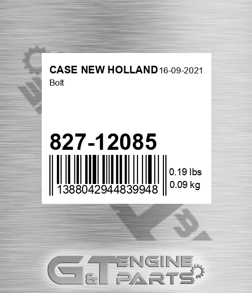 827-12085 Bolt