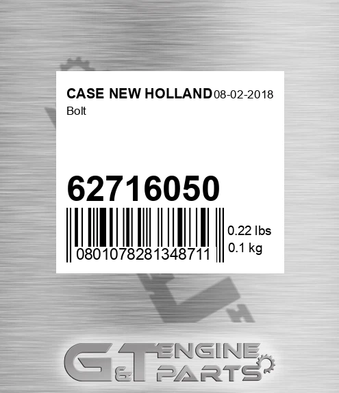 62716050 Bolt
