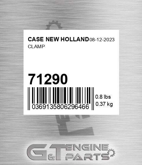 71290 CASE NEW HOLLAND Clamp