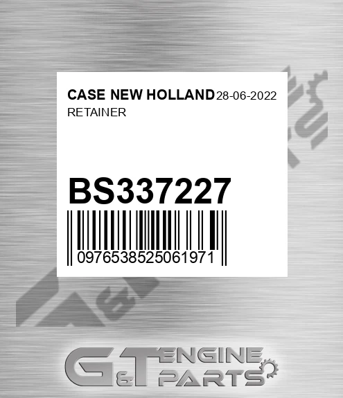 BS337227 Retainer