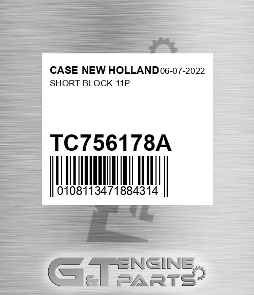TC756178A Short Block 11p