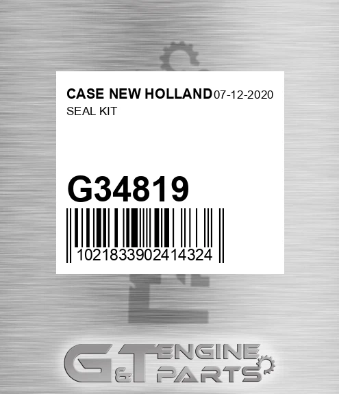 G34819 Seal Kit