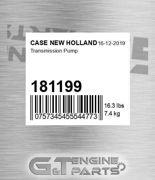 181199 Transmission Pump