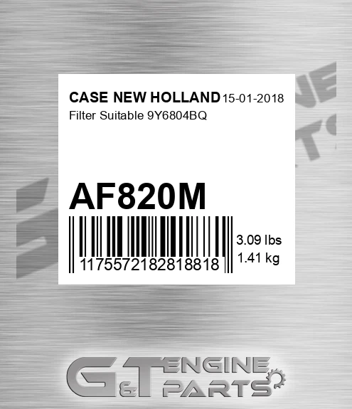 AF820M Filter Suitable 9y6804bq