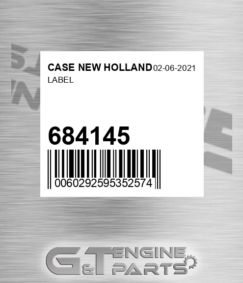 684145 Label