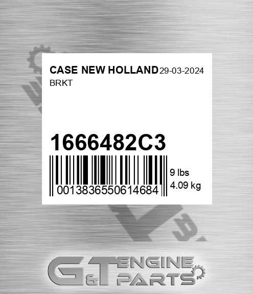 1666482C3 Brkt for CASE NEW HOLLAND