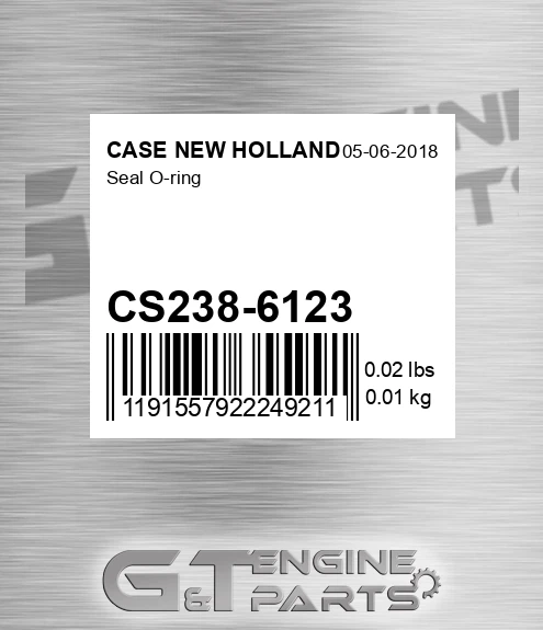 CS238-6123 Seal O-ring