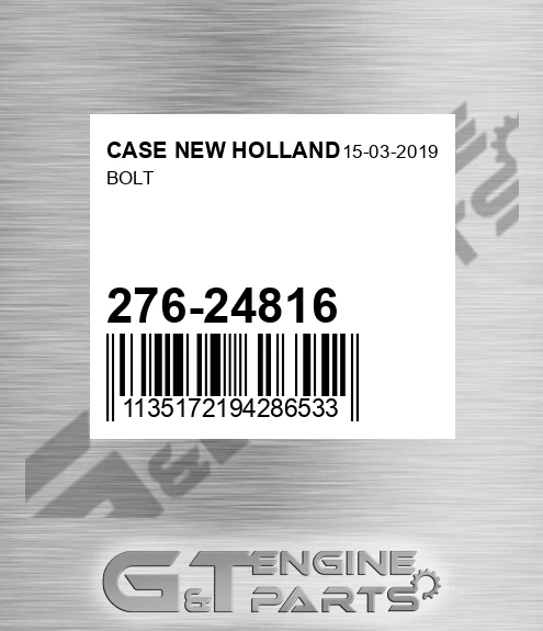 276-24816 Bolt