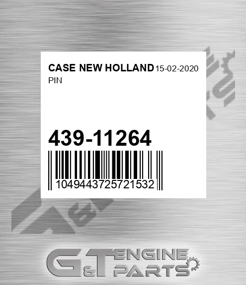 439-11264 Pin for CASE NEW HOLLAND